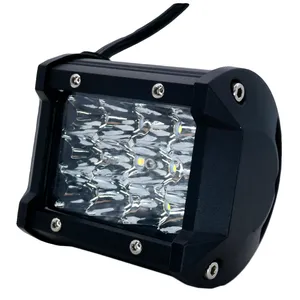 Faro Led Xtreme 4" 12 Led 3030 12W 10-30V Spot Ambar con Flash